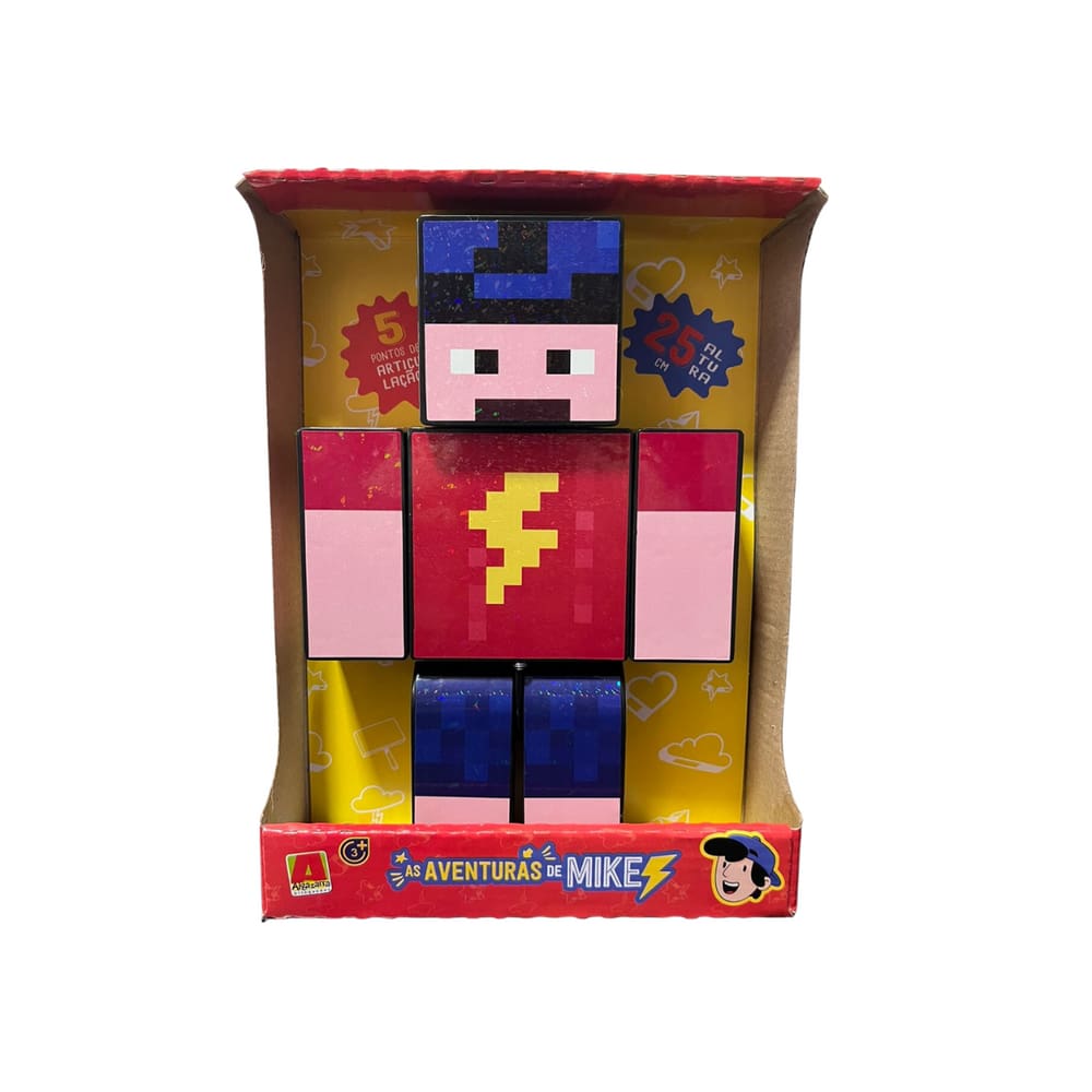 Boneco Articulado do Mike – Fãs de Minecraft