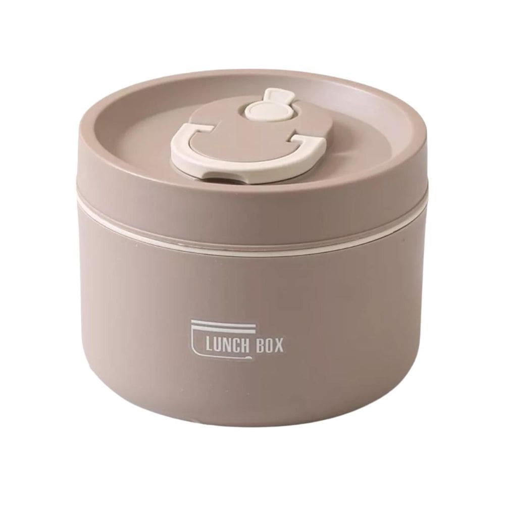 Marmita Térmica Redonda Com Alça Viagem Alimentos 620Ml