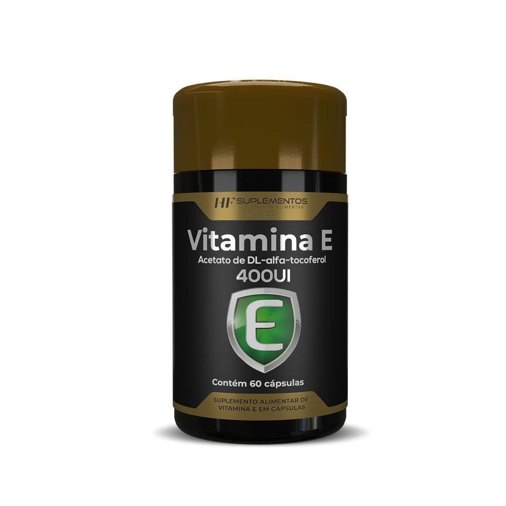 Vitamina E 400Ui Alfa Tocoferol 60 Cps Hf Suplementos