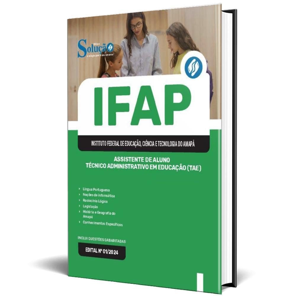 Apostila Ifap 2024 Assistente Aluno Técnico Administrativo