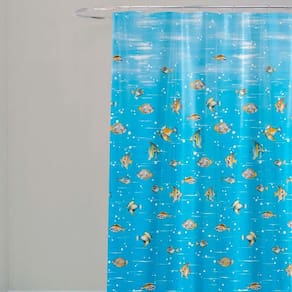 Cortina Box Banheiro Tecido Poliéster 198X180 Estampada Uzoo