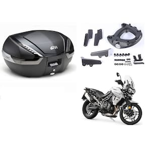 Kit Bau Givi V47Nnt + Suporte Givi Sr6401 Para Tiger 800
