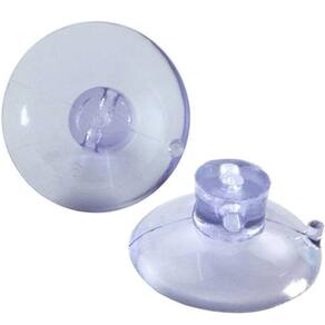 Kit 30 Ventosas 40Mm  4Cm  Silicone Para Vidro Acrílico Pvc