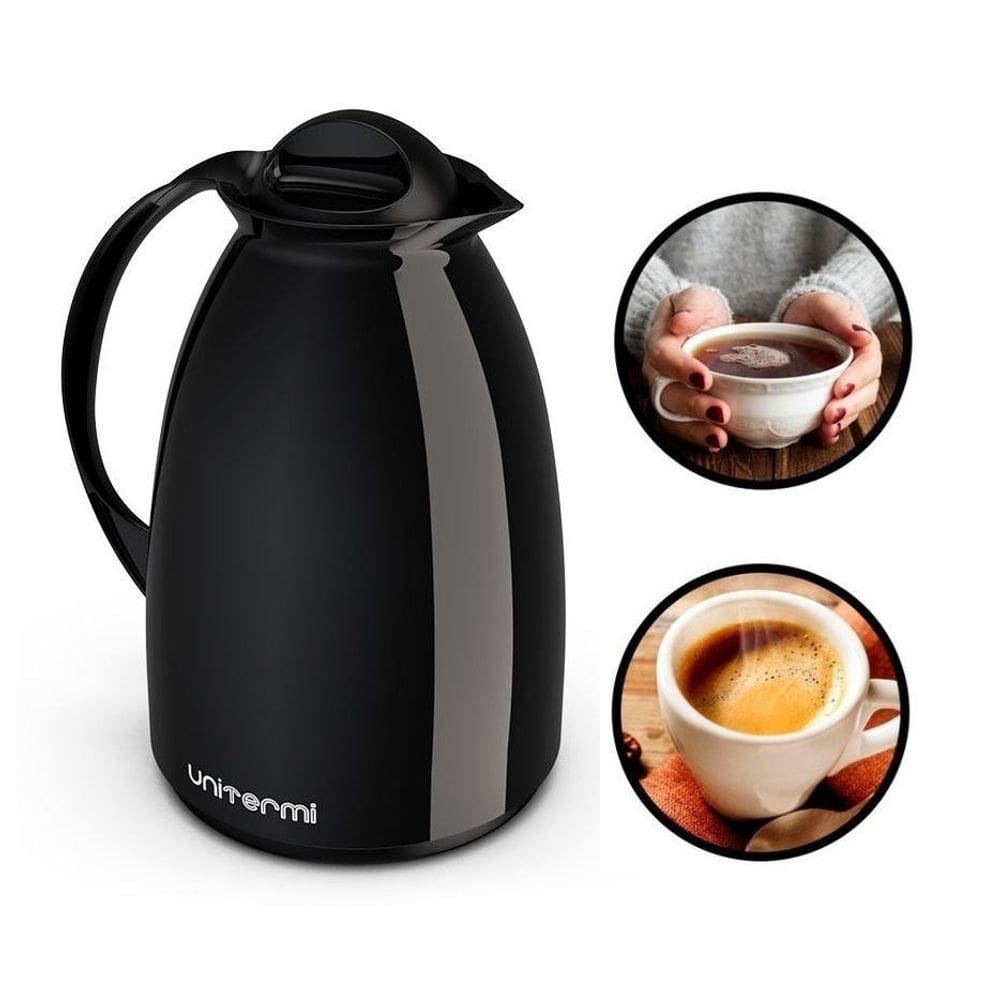 Garrafa Térmica De Café Florença Preta Unitermi 650Ml