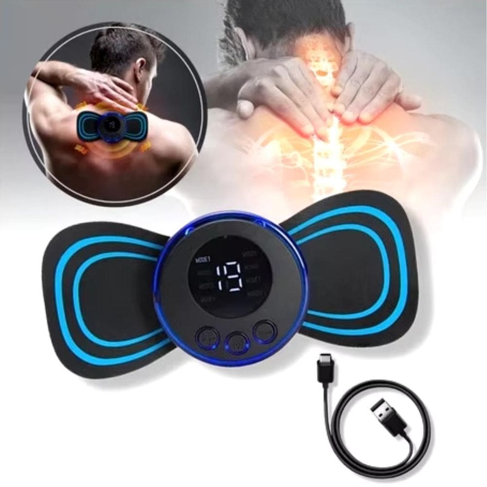 Massageador Portátil Recarregável Dor No Pescoço E Coluna