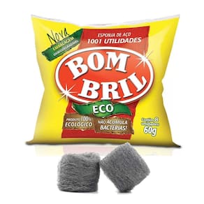 Esponja De Aço Grossa Bom Bril Eco 60G