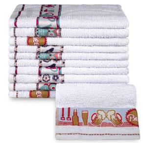 Kit 8 Panos De Prato Atoalhado Premium - Central Toalhas