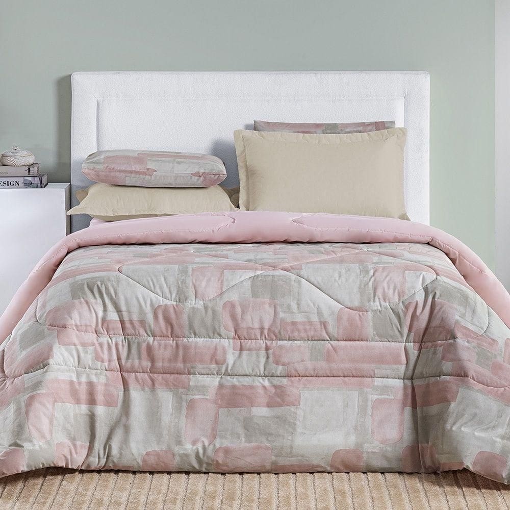 Edredom Cotton Select Queen 01 Peça - Quadri