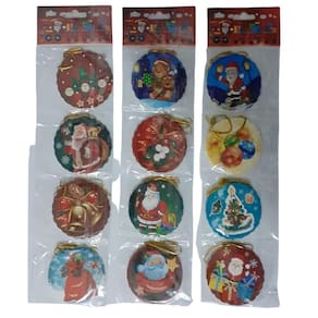 Kit Mini Cartão De Natal Presente Estampas Variadas 24 Unid