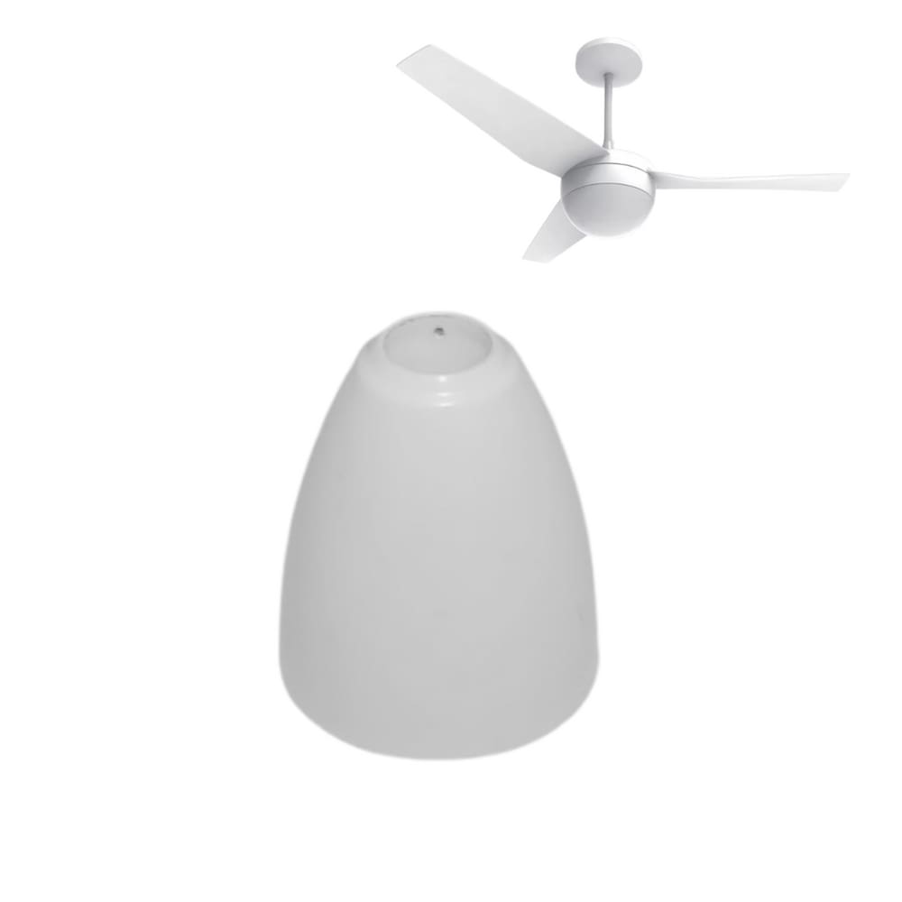 Canopla Inferior Plástica p/ Ventiladores de Teto Aliseu