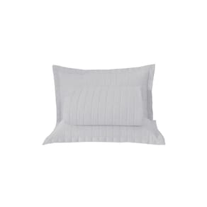 Kit Cobre Leito Colcha Unique Casal King 3 Peças Matelado Percal 300 Fios - Branco