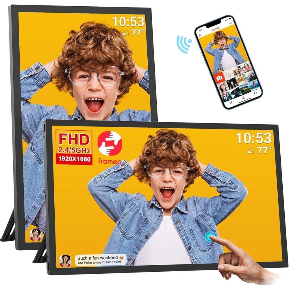 Frameo Porta-Retrato Digital 64 Gb Tela Lcd - 21,5 Polegadas