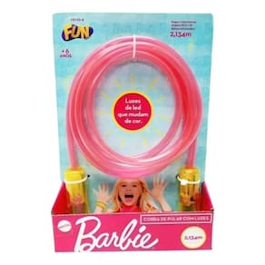 Brinquedo De Pular Corda Com Luzes Da Barbie F0145-4 - Fun