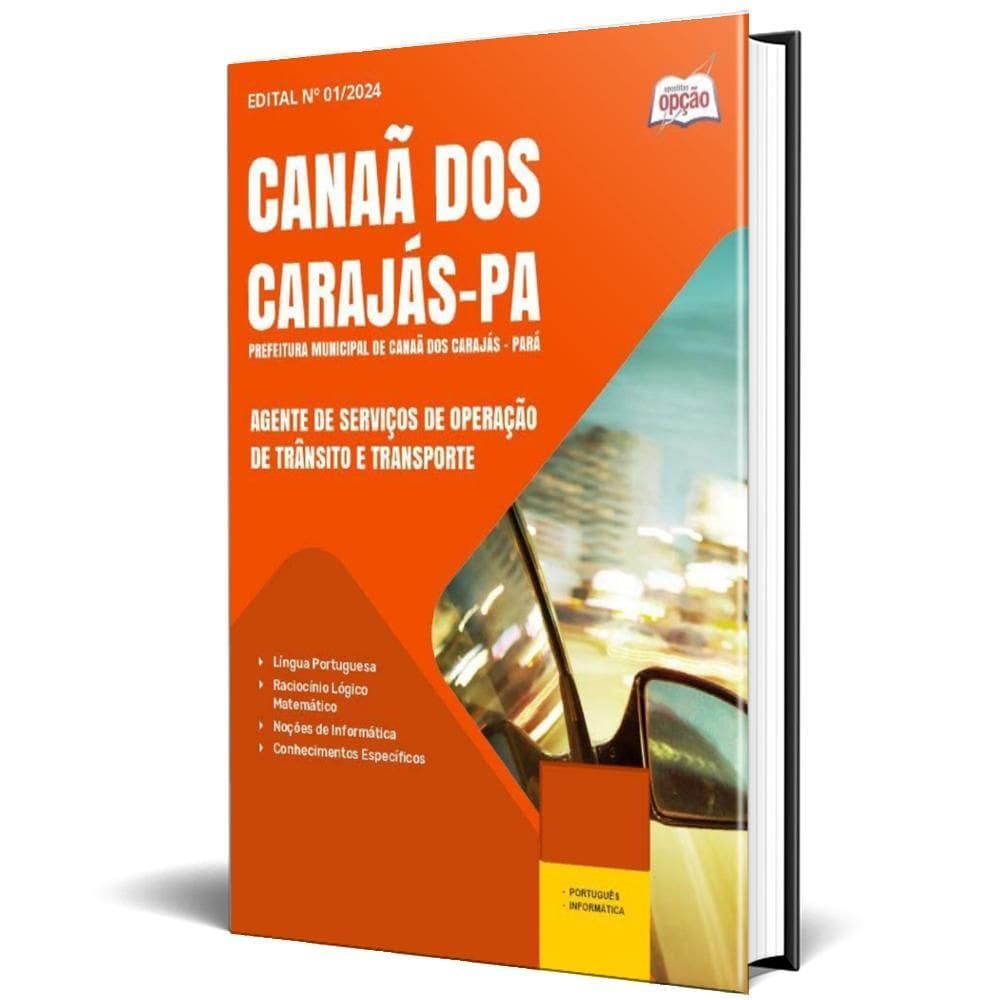 Apostila Prefeitura Canaã Dos Carajás Pa 2024 Agente