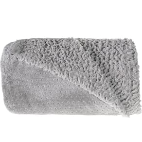 Cobertor Queen Sherpa Toque Pele De Carneiro Dupla Face 220x240cm Nanquim