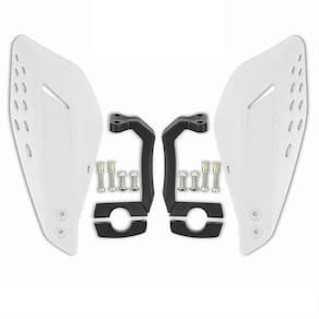 Protetor Mão Modelo Vector Branco Para Moto Guidão 22Mm