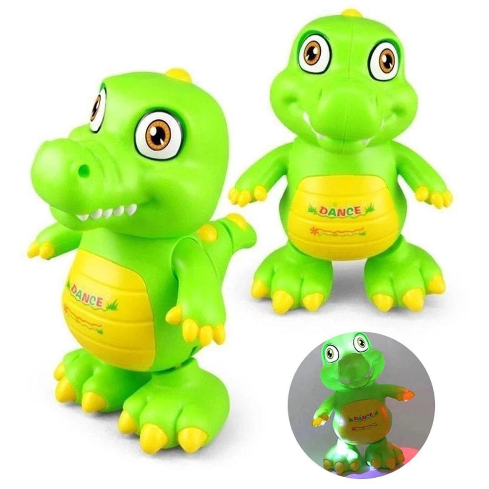 Brinquedo Musical Crocodilo Dançante Com Som Luz E Movimento