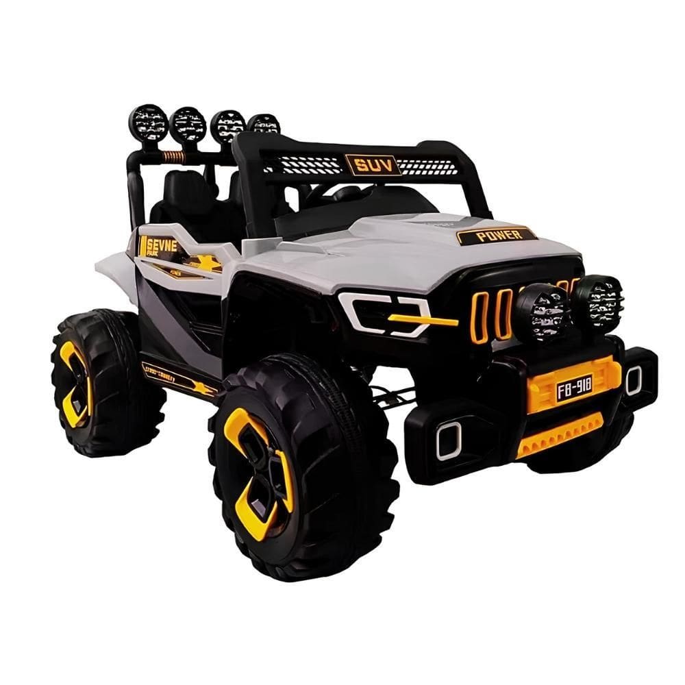 Carro Elétrico Infantil Jipe Supercross 12V Cinza Zippy Toys