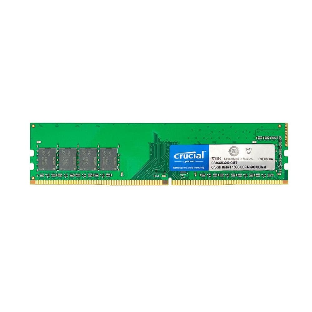 Memória 16Gb Crucial, Ddr4, 3200Mhz, Cl22 - Cb16Gu3200