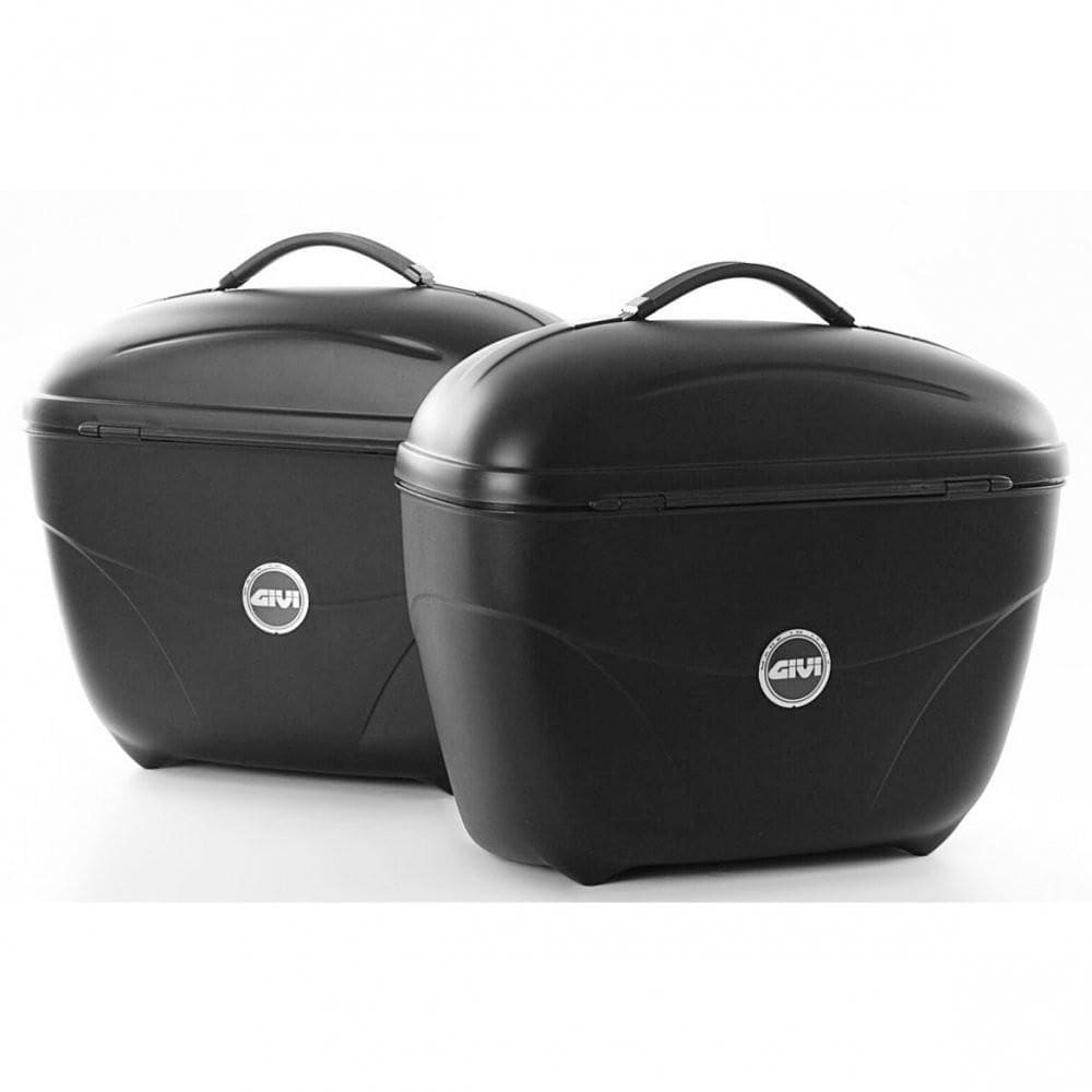 Bau Givi E21N + Suporte Scam Spto058 - Baús Laterais 21L