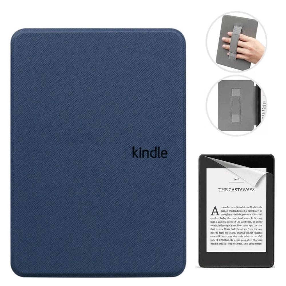 Case Com Alça Para Kindle 12 Básico 6.0  Rs23Cv  + Película