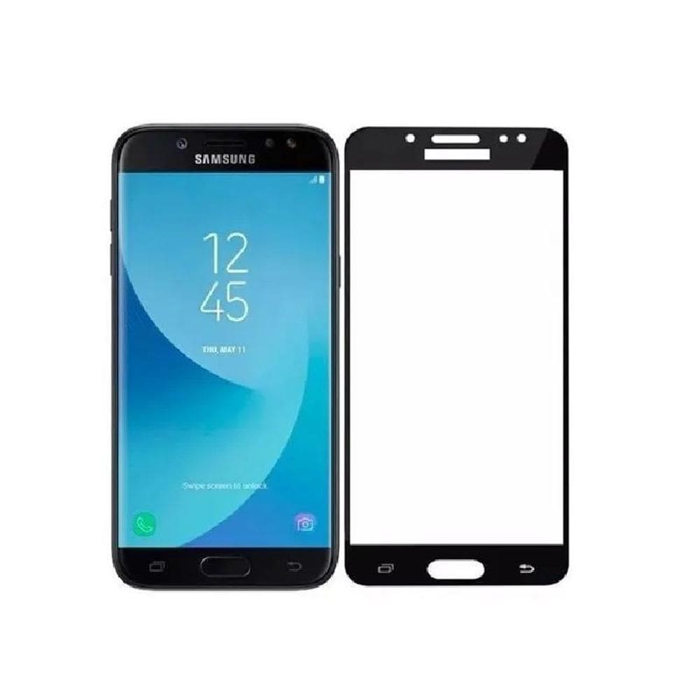 Película De Vidro 3D 4D 5D Para Galaxy J7 Pro J730 - Preta
