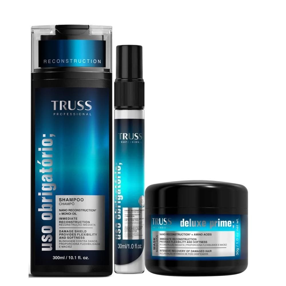 Truss Uso Obrigatorio Kit Shampoo Mais Uso Obrigatorio De 30