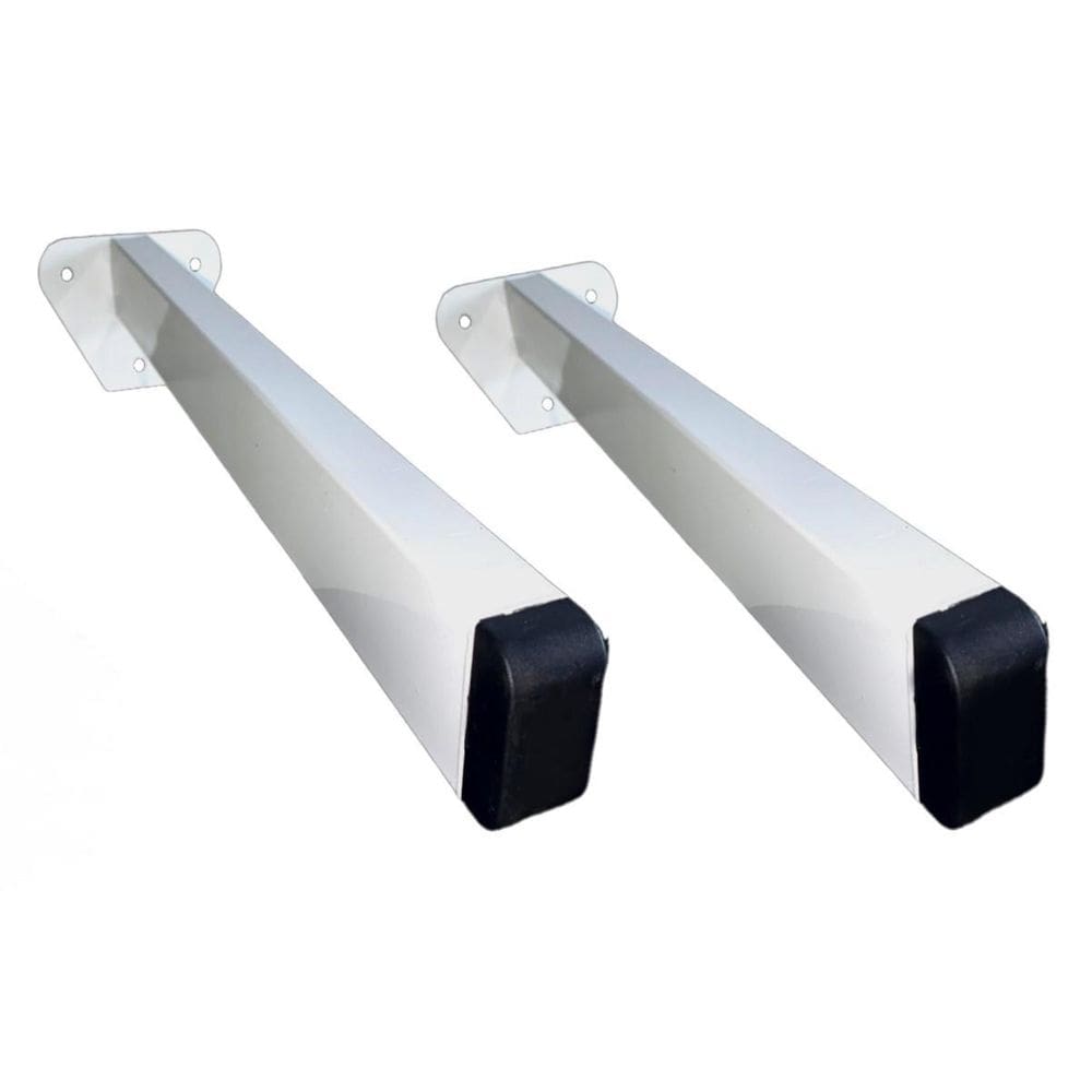 Kit 2 Suporte Grapa De Parafusar Pia Bancada 50Cm Branco