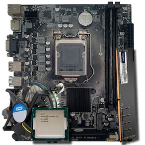 Kit Placa Mãe H110, Com Cooler 1151, I3-6100, Ram 8Gb Ddr4