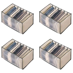 4 Colmeia Organizadora 6 Divisórias Guarda Roupa 32X12X32
