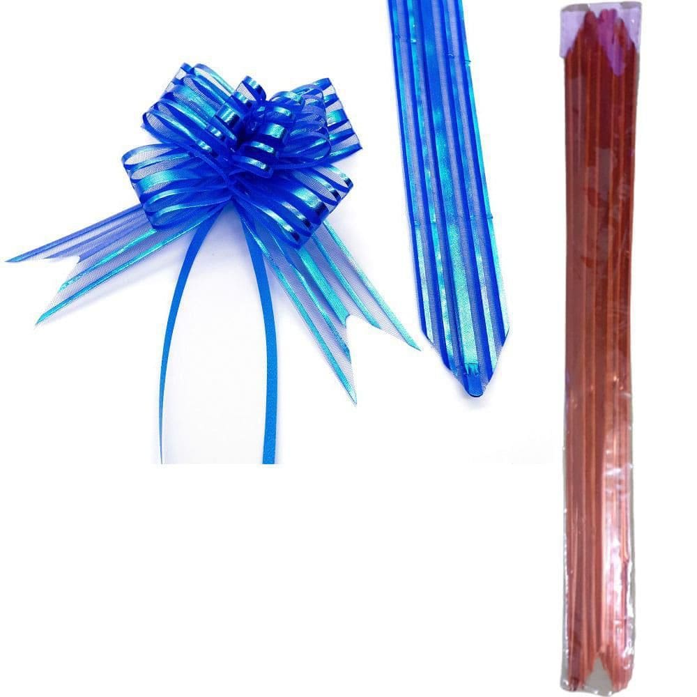 Laço Fácil Presente Fita Gravata 3 X 48 Cm Vermelho 10 Peças