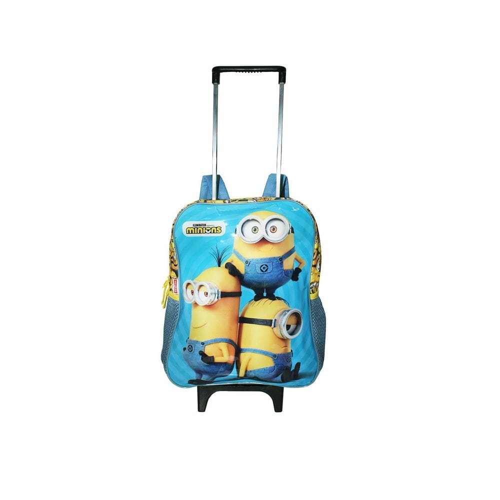 Mochila Minions Infantil Rodinhas Meu Malvado Favorito M