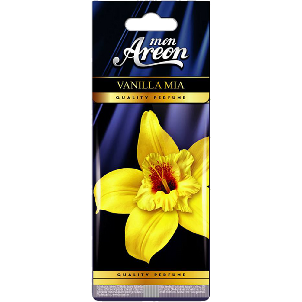 Aromatizante carro Mon Areon Vanilla Mia baunilha absol