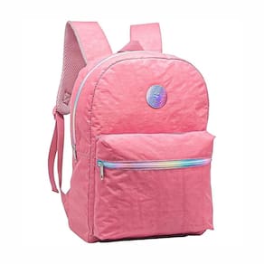 Mochila De Costas Grande Escolar Colorida com Zíper Tie-dye Nylon Yepp Basics Rainbow