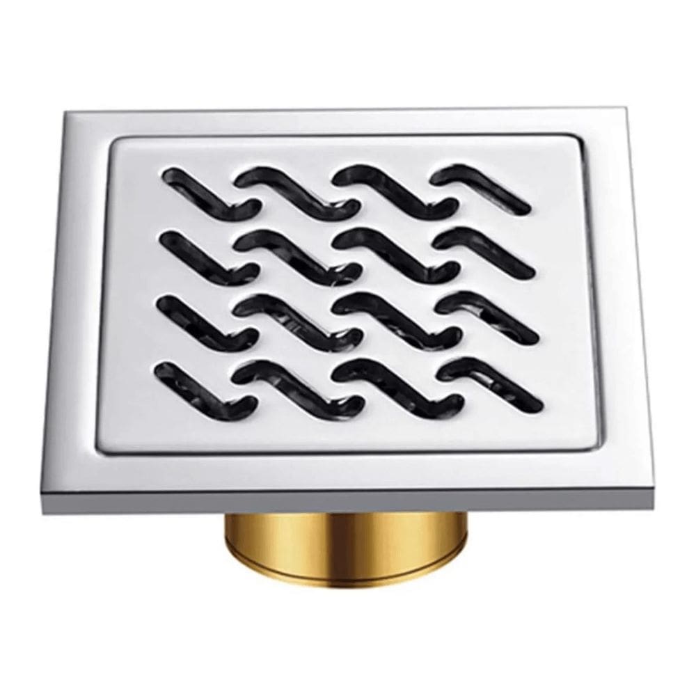 Ralo Inox 10X10 Banheiro Lavabo Anti Odor Anti Inseto Seguro