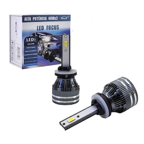 Lampada Ultraled Farol Ray-X Led Focus H27 40Wx2 Com Canbus