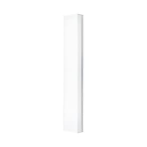 Luminária Plafon De Sobrepor Flat Branco Led 2000Lm 18W 59Cm