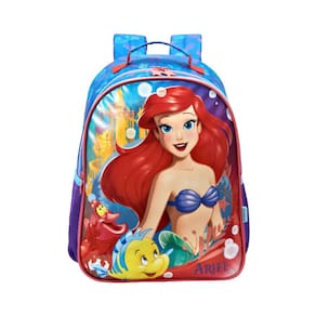 Mochila Escolar Costas Ariel Pequena Sereia 13062