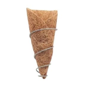 Vaso De Parede Fibra De Coco Com Suporte De Ferro