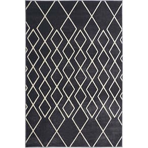 Tapete Para Sala Supreme Lyre 01-16 Cinza 1,00x1,50m