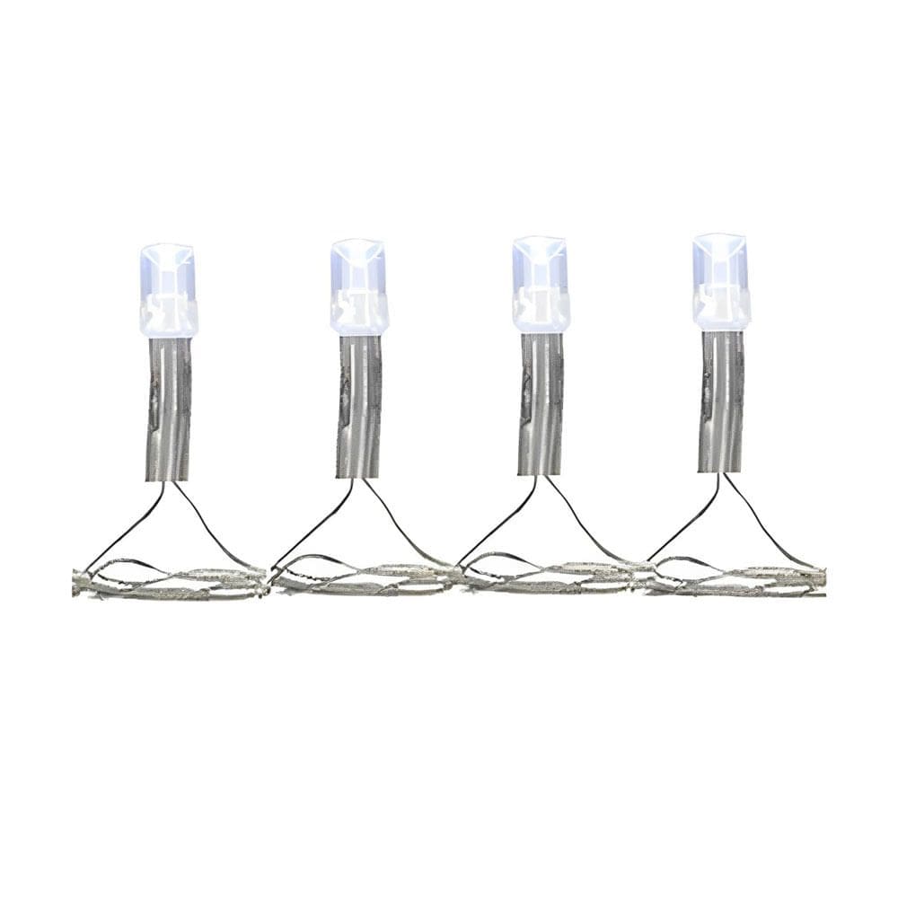 Cordão 100 LEDs Fio PVC com 8 Funções 127V Branco 8m D&A