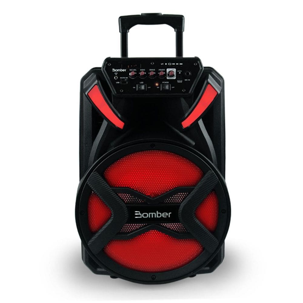 Alto-Falante Bomber Papao 510 Portátil C Bluetooth 110V/220V