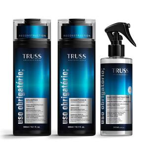 Truss Uso Obrigatório Kit Shampoo Condicionador E Reconstrut