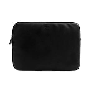 Capa Sleeve Macbook 13,3" Originais iPlace, Pampas, Couro Preto