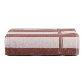 Toalha De Praia Ipanema 80x150cm Lufamar Bege