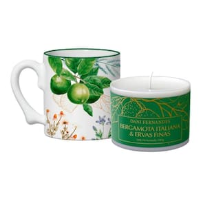 Kit Masterchef Caneca E Vela Bergamota Italiana E Ervas
