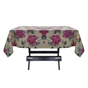 Toalha Mesa Oxford Estampado 1,50x1,50 4 Lugares Rosa