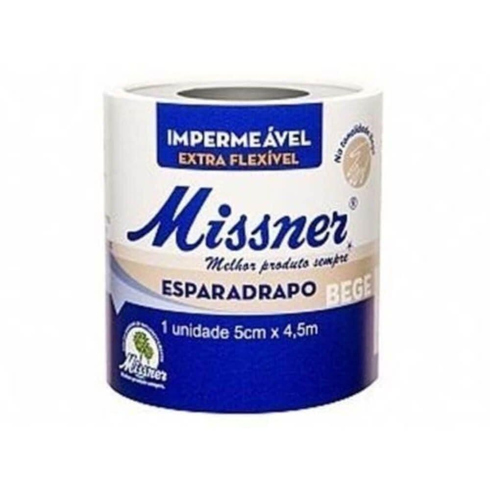 Esparadrapo Missner Impermeável Bege - 5Cm X 4,5M