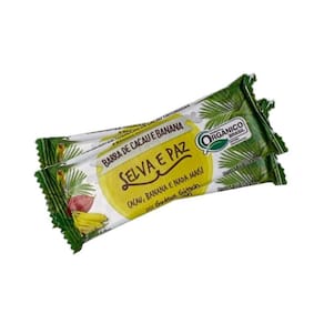 Kit 2X: Barra Frutas Cacau E Banana Orgânica Selva E Paz 30G