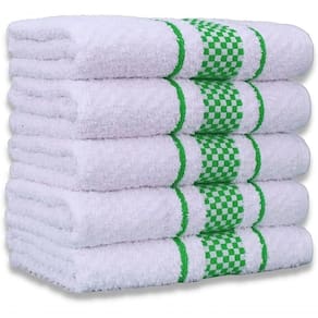 Kit 5 Pano De Prato Super Luxo Atoalhado Premium Gourmet Beka - Verde